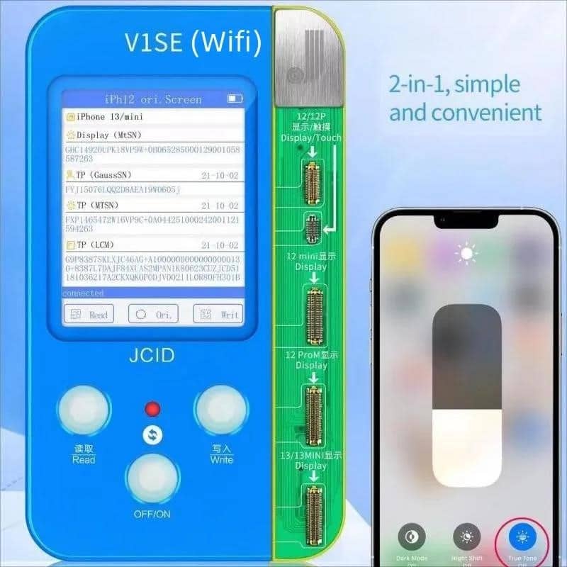 JCID JC V1SE(WIFI) TrueTone Ekran Programcı iPhone 7 7P 8 8P X XR